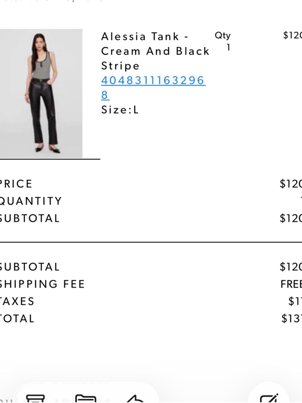 Anine Bing Black & White Striped Henley Tank: elevated casual - Picture 11 of 11